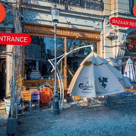 Ferienwohnung Cool Flat With Hot Tub In The Old Town Bukarest Exterior foto